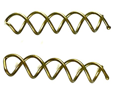 10 Hair Twist Spiral Pins Spin Wedding Bridal Barrette BLONDE BLACK BROWN Women (Blonde)