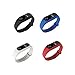 Produktbild Pinhen Mi Band 2 Armband Silikon Ersatz-Armband Bracelet Schnalle mit Klammer Clasp für Xiaomi Mi Band 2 (Mi Band 2 4pcs Set)