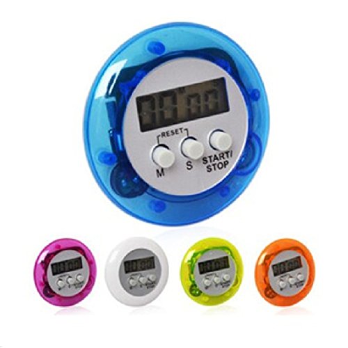 Küchentimer, multi-plastique Chronometer Elektronische rund chronomètres-Zähler-Küche Farbe zufällige - 2