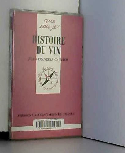 Histoire du vin francais