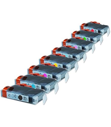 10 cartucce di inchiostro multicolore per Canon Pixma MX850 MX700 MP970