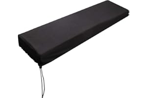 GNHG Piano Cover, 88 Tastatur Klavierabdeckung Dehnbare Elektronische Klavier Schutz Staub Abdeckung,Yamaha, Keyboard Abdeckung, Schwarz