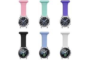 Makzib Fob Compatible with Samsung Galaxy Smart Watch 20mm Silicone Fob Strap Band for Nurses Midwives Doctors Paramedics