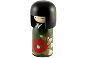 JAPAN CRAFT Bambola Kokeshi - Camelia Village