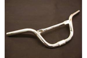 BANKRUPT_BIKE_PARTS BMX JUNIOR BIKE CHROME HANDLEBARS SUIT 10",12",14",16" WHEEL BIKE 470mm WIDE NEW