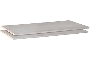 Home4You Einlegeboden für Kleiderschränke - Höhe 20 mm - 88 x 48 cm - Texline Dekor - Regalboden Fachbrett