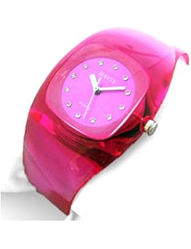 MAVIS Modische Damen Spangen-Uhr Pink 03911030