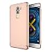 Produktbild MuSheng For Huawei Honor 6X Hülle, Ultradünne Leicht Luxus Galvanisieren Harte PC Stoßfest Hülle Für Huawei Honor 6X (Roségold)