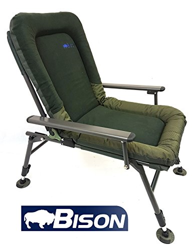 Bison Polaire Confort Chaise de camping pêche à la carpe