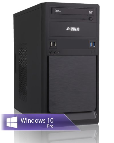 Ankermann-PC Office Business SSD PC, Intel Core i3 4170 2x3,70GHz, HD Graphics 4400 DVI HDMI VGA, 8GB RAM, 240GB SSD, be quiet! System Power B8 300W, Microsoft Windows 10 Professional, EAN 4260409325180