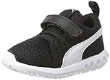 Schwarz Puma Unisex-Kinder Carson 2 V Inf Sneaker, Schwarz Black White, 22 EU