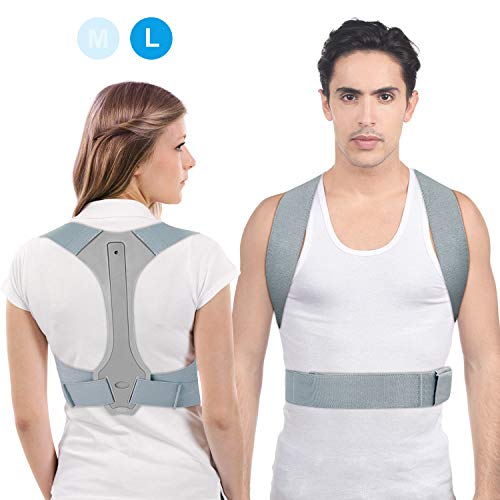 Haltungskorrektur UBRU Geradehalter zur Haltungskorrektur Rückentrainer Schulter Rückenstütze, Geradehalter Verstellbare und Schulterschmerzen für gerader Rücken für Damen Herren und Kinder