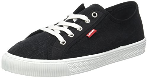 LEVIS FOOTWEAR AND ACCESSORIES Malibu, Bajos para Hombre, Negro (Noir), 44 EU