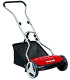 cortacesped helicoidal honda Ancho de corte de 38 cm Einhell GE-HM 38 S-F - Cortacesped manual ( altura de corte 13-38 mm , ancho de corte 38cm, hasta 250m² de jardín, 26L de capacidad de bolsa) (ref.3414161)