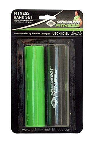 Schildkröt Fitness FITNESSBÄNDER, Latexfrei – 2er Set, in PVC Tube, 960120 - 3