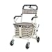 Produktbild Instag Senior Einkaufswagen Trolley Scooter kann geschoben Werden, um EIN Vierrad-Leichtgewicht Folding Small Cart, Lager über 130 kg Hand Trucks zu nehmen