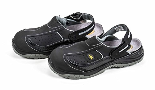 Preisvergleich Produktbild EuroRoutier Sicherheitssandale Premium Carbon Back, Leder, Innensohle silikongepolstert, Komfortabel, Atmungsaktiv, Lieferbar in Den Größen 40-47 (43)