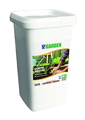 R'Garden | Engrais Organique Corne Broyée | Engrais Ecologique | Fertilisant Naturel | Nourrit en Profondeur | Facile d'Utilisation | 1KG