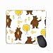 Produktbild Mouse pad fun background bears duck trees original seamless pattern forest animals steelseries keyboard