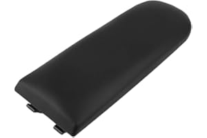 GSRECY - Bracciolo centrale in pelle per bracciolo console centrale con coperchio e chiusura a labbro, adatto per modelli Golf Jetta Beetle MK4 1999-2004, colore: Nero