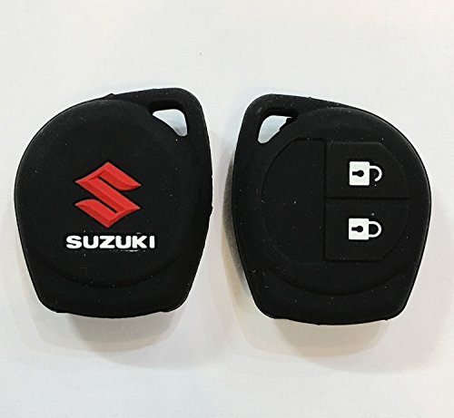 SAC Silicone Key Cover Maruti Suzuki Swift/WagonR/Celerio/Swift Dzire/Breeza/Ciaz/Scross 2 Button Remote Key (Black). RS.175 (65.00% Off) - Amazon