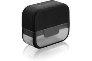 Microplane Rallador de Ajo, Acero Inoxidable, Negro, 8.89x3.81x7.62 cm