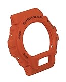 Casio G-Shock Lünette Bezel orange mit brauner Schrift für DW-6900