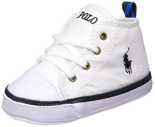 Polo Ralph Lauren Unisex Babies' Falmuth hi layette Babyshoes and Slippers White Size: 2 Child UK