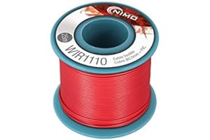 ELECTROWIFI Cable Flexible 0,5MM 25M. Rojo