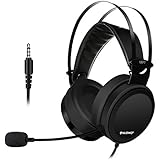 Gaming Headset, ELEGIANT Gaming Headphone Over-Ear-Kopfhörer Gaming Kopfhörer mit Mikrofon einstellbarem Kopfbügel Noise Cancelling Headphones Super Stereo für Nintendo switch PS4, PC, Laptop, Tablet