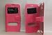 Produktbild Für Xiaomi Redmi Note 4/Note 4 x/Redmi Note 4 Global Version Abdeckung Handy Cover Case Flip Buch Farbe (Fuchsia) Fenster Stand Slide View Casio Innenraum Gel Gummi Silikon weich TPU Transparent Öffnung Portemonnaie Verschluss Magnet magnetisch Schutz Schale Schutzhülle