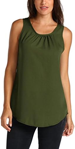 GreatestPAK Women Loose Sleeveless Top, Sexy Lady Backless Cross Back Hem Layed O-Neck T Shirts Vest Fashion Blouse