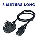 Price comparison product image 3M MAINS LEAD FOR SAMSUNG LCD TV MAINS LEAD POWER CABLE FOR FLAT SCREEN TFT LED LCD TV 3M CORD