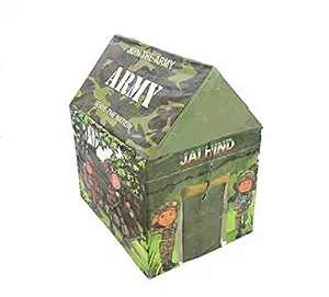 AJAGIYA STORE Tent House for Kids Jumbo Size Play Tent House for Kids of Age 3 to 8 Years in Handle Box Packing in Multi Color Tent House for 10 Year Old Girls & Boy. (LED Light Lent House)