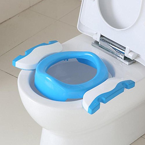 Preisvergleich Produktbild HJXJXJX Blaue faltbare tragbare Kinder Toilette Toilette