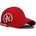 Produktbild HENLOOO Klassische Baseballkappe, 100% Baumwollverstellbare Sonnenhut für Damen und Herren, Outdoor-Freizeitsportmütze,Red