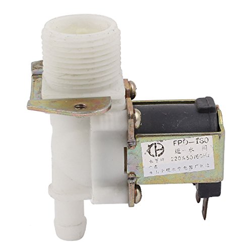 sourcingmap® AC 220V gerade Wassereinlass Magnetventil 3/4 BSP in 11mm aus für Waschmaschine