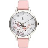 Charlotte Raffaelli Unisex Analog Quarz Uhr mit Leder Armband CRA001