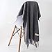 Produktbild MTX Ltd Doux Cgreymere Cheveux Unisexe/Hommes / Femmes Chaleur Pure Couleur Long Automne Et Hiver Extérieur Fgreyion Multifonctionnel Tendance Sauvage Chaud Châle Foulard Cadeau, Gris chiné