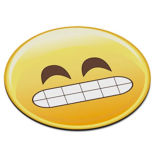 Preisvergleich Produktbild Emoji Awkward Gesicht Zähne Kreissäge PC Computer Mauspad