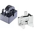 Refrigerator Starting Relay, 1 Pin, Refrigerator Overload Protector, 1/2 HP(1 Piece Rely 1 Piece Overload)