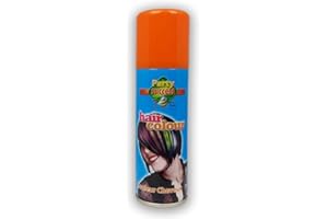 TempleCo Temporary Hairspray: Hair Color for All Ages - Easy-to-Apply & Wash-Out Fun, Non-Permanent. Men, Women, Kids. Fancy Dress, Novelty, Costumes, Cosplay, Parties, & More - (Orange)