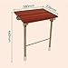 Produktbild GUOHONG-CX Wandstühle Edelstahl Massivholzplatte Duschstühle Wandhocker Senioren Badezimmerhocker Faltwände Hängesessel,F