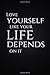Produktbild Love Yourself Like Your Life Depends On It: Motivational, Unique Notebook, Journal, Diary (110 Pages, Blank, 6 x 9) (Motivational Notebooks)