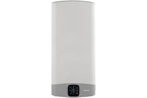 Ariston Velis Wifi - Calentador de Agua Eléctrico Bajo Consumo Horizontal y Vertical, Termo Eléctrico 80 Litros Plano 50.6x27