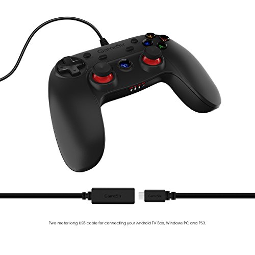 GameSir G3w Mando para Juegos con Cable  Gamepad para Android Smartphone   Windows PC   PS3  sin soporte para m  vil 
