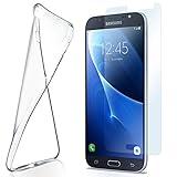 Silikon-Hülle für Samsung Galaxy J7 (2016) + Panzerglas...