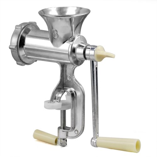 SODIAL (R) Silber Hand manuellen Fleischwolf - 3