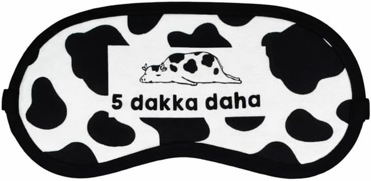 giftmoda İnek 5 Dakka Daha Tasarımlı Uyku Bandı