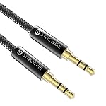 AUX Cable Syncwire 3.5mm Audio Cable Nylon Braided - Lifetime Warranty Series - For Beats Headphones, Apple iPod iPhone iPad, Home / Car Stereos, Smartphones, MP3 Player and More - 3.3ft/1M Black